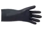Ansell AlphaTec 29-500 schwarzer Chemikalienschutzhandschuh mit strukturierter Handinnenfläche