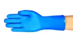 Ansell AlphaTec 37-310 Nitril (Blau) Chemikalien- und Lebensmittelhandschuh, ungeflockt – 12er Pack (Paar) – Bild 3