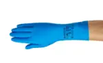 Ansell AlphaTec 79-700 Nitril (Blau) Lebensmittel- und Chemikalienschutzhandschuh, ungeflockt – 12er Pack (Paar) – Bild 3