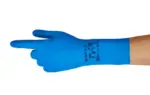 Ansell AlphaTec 79-700 Nitril (Blau) Lebensmittel- und Chemikalienschutzhandschuh, ungeflockt – 12er Pack (Paar)