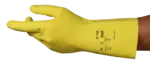 Ansell AlphaTec 87-190 leichter Chemikalienschutzhandschuh aus Latex freigestellt