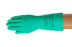 Ansell AlphaTec Solvex 37-675 grüner Chemikalienschutzhandschuh in Seitenansicht