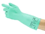 Ansell AlphaTec Solvex 37-675 grüner Chemikalien- und Schutzhandschuh in Detailansicht