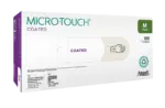 Ansell MICRO-TOUCH Coated Latex (Weiß) Untersuchungshandschuh, puderfrei – 100er Box