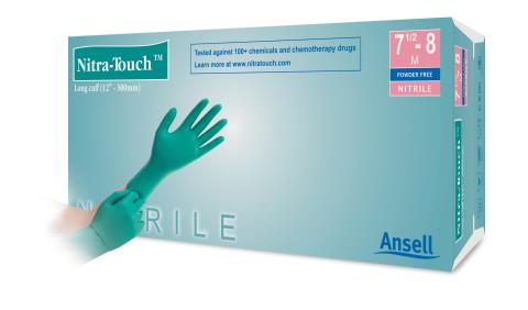 Ansell NITRA-TOUCH Nitril Grün Spenderbox 100er Spenderbox des grünen Ansell NITRA-TOUCH Nitril-Untersuchungshandschuhs