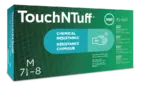 Ansell TouchNTuff 92-600 Nitril (Grün) Untersuchungshandschuh, puderfrei – 100er Box