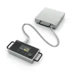 IKA I-MAG Industriemagnetrührer ohne Heizung mit externer Bedieneinheit und großer Edelstahl-Rührplatte für schwere Lasten.
