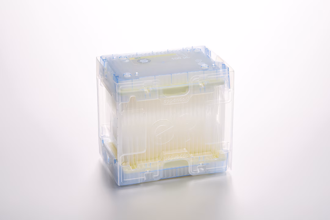 Eppendorf epT.I.P.S. 384 Reloads PCR clean 5-100 µl Eppendorf epT.I.P.S. 384 Reloads in PCR clean Qualität, 5–100 µl, für 16-/24-Kanal-Systeme mit 4,5 mm Konenabstand.