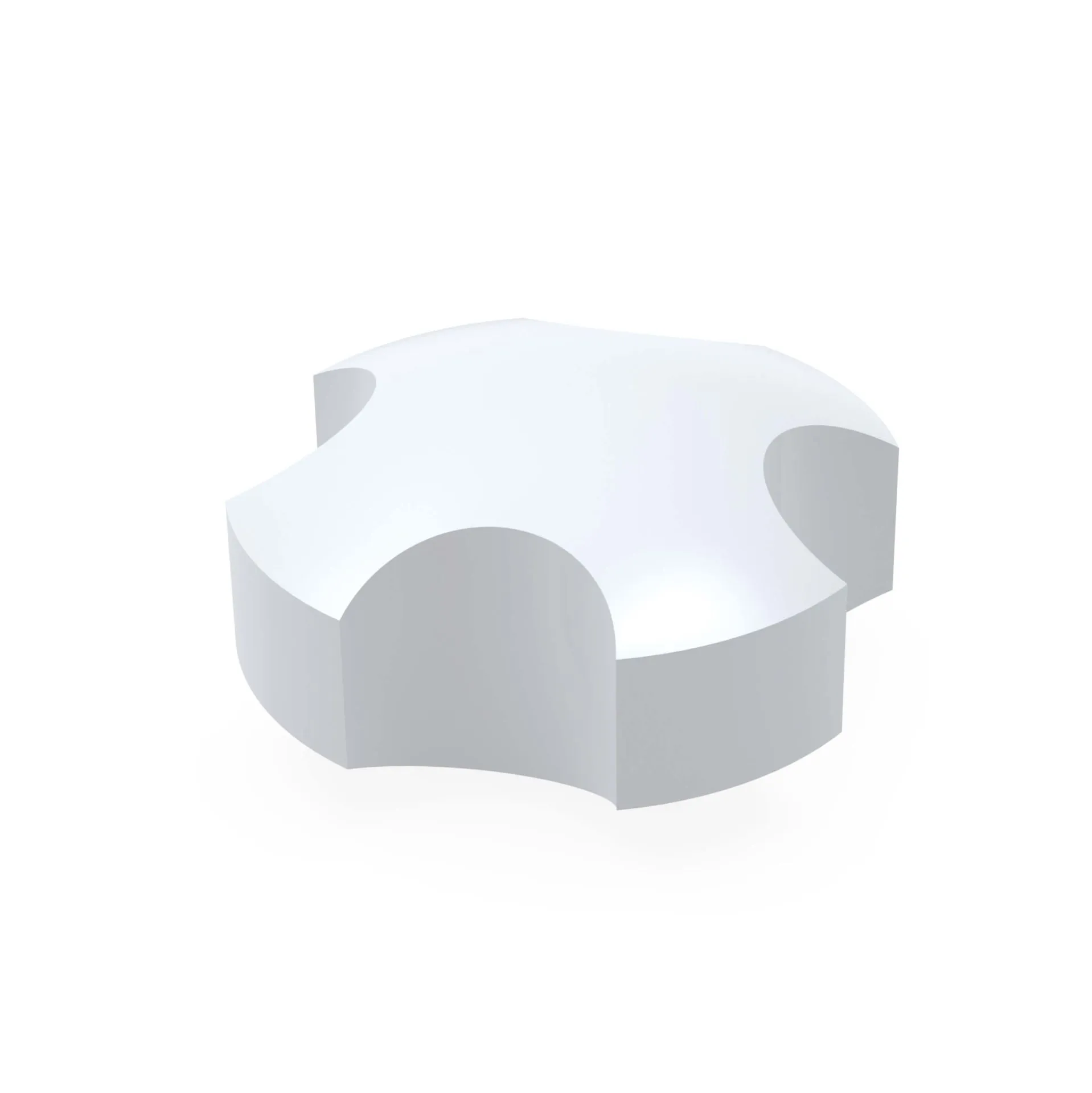 BOLA Stern-Magnetrührstab PTFE Alnico-5-Kern Weißer BOLA Stern-Magnetrührstab mit PTFE-Ummantelung und Alnico-5-Kern für optimales Rühren im Labor.