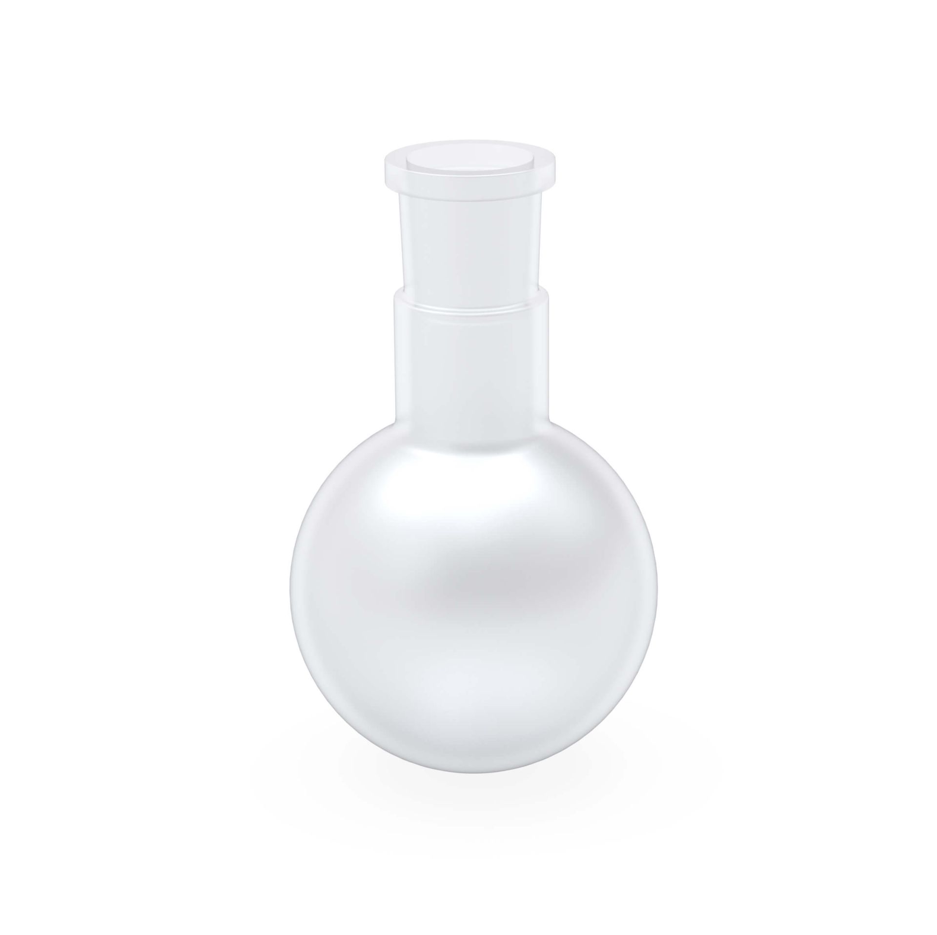 BOLA PFA Rundkolben NS 29/32 transparent Transparenter BOLA PFA Rundkolben mit Normalschliff NS 29/32 für extreme chemische und thermische Beständigkeit.