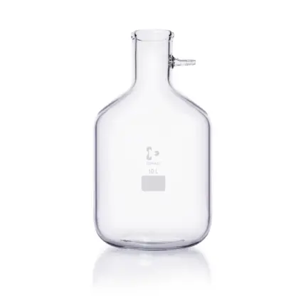 DURAN Saugflasche 10 L Flaschenform mit Glas-Olivenansatz aus Borosilikatglas 3.3