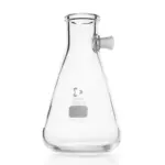 DURAN Saugflasche 1000 ml Erlenmeyer-Form mit Schliff-Ansatzstutzen aus Borosilikatglas 3.3