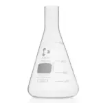 DURAN Kulturflasche in Erlenmeyerform aus Borosilikatglas 3.3 mit geradem Hals 1000 ml