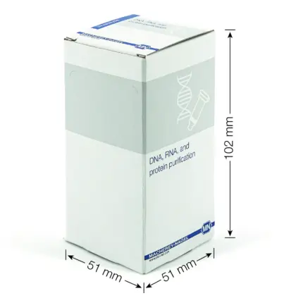 MACHEREY-NAGEL Produktverpackung Biokarton Abmessungen 51 x 51 x 102 mm