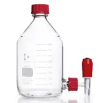 DURAN Aspiratorflasche 2000 ml mit GL 45 Gewindehals und GL 32 Gewinde-Tubus aus Borosilikatglas 3.3