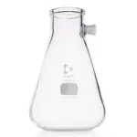 DURAN Saugflasche 2000 ml Erlenmeyer-Form mit Schliff-Ansatzstutzen aus Borosilikatglas 3.3