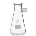 DURAN Saugflasche 250 ml Erlenmeyer-Form mit Schliff-Ansatzstutzen aus Borosilikatglas 3.3