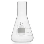 DURAN Kulturflasche in Erlenmeyerform aus Borosilikatglas 3.3 mit geradem Hals 250 ml