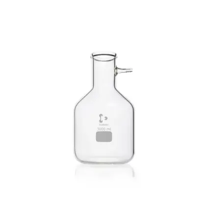 DURAN Saugflasche 3000 ml Flaschenform mit Glas-Olivenansatz aus Borosilikatglas 3.3