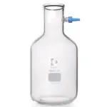 DURAN Saugflasche 5000 ml Flaschenform mit KECK Oliven-Set aus Borosilikatglas 3.3