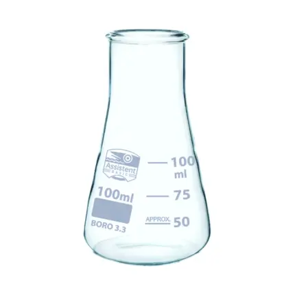 Assistent-Basic Erlenmeyerkolben Weithals aus Borosilikatglas 3.3 nach DIN EN ISO 24450