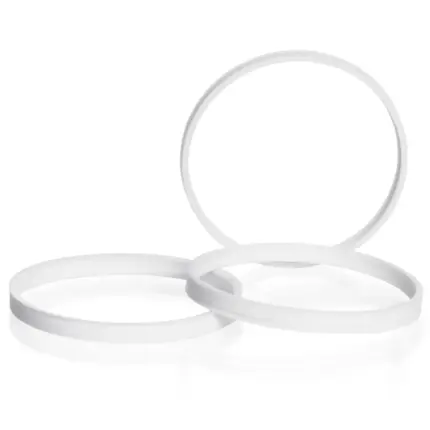 DURAN GLS 80 Hochtemperatur-Ausgießring aus weißem PTFE