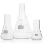 DURAN Saugflaschen in Erlenmeyer-Form mit Schliff-Ansatzstutzen in verschiedenen Größen (100 ml, 250 ml, 1000 ml) aus Borosilikatglas 3.3