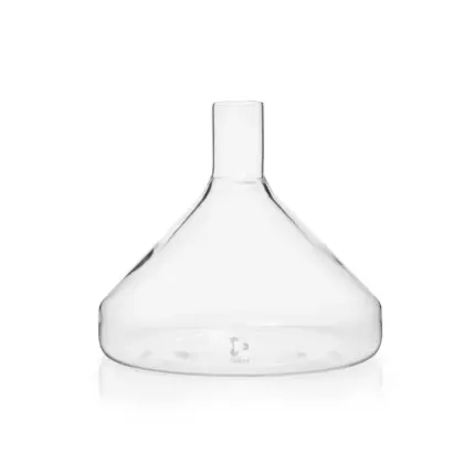 Einzelner konischer DURAN Kulturkolben Typ Fernbach (1800 ml) aus Borosilikatglas 3.3 mit geradem Hals für Laboranwendungen.