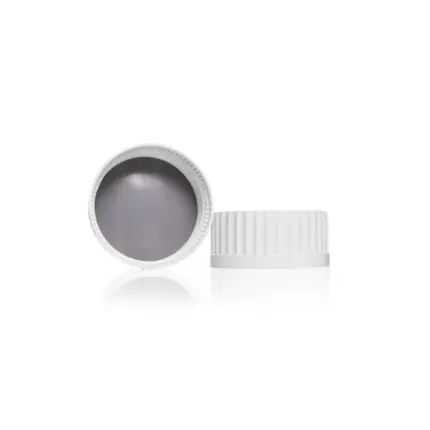 DURAN PURE GLS 80 Schraubverschluss aus robustem PPSU mit PTFE-beschichteter Silikondichtung für Laborflaschen.