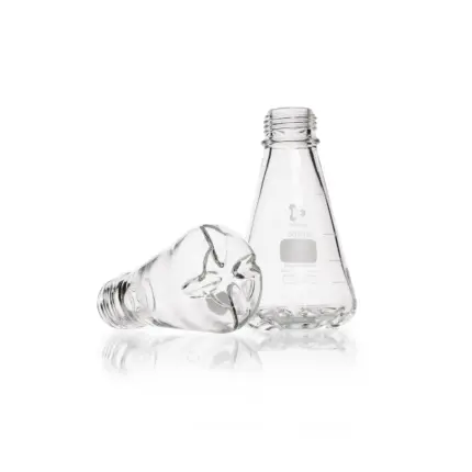 DURAN Schikanekolben 500 ml mit GL 45 Gewinde ohne Kappe und Ausgießring