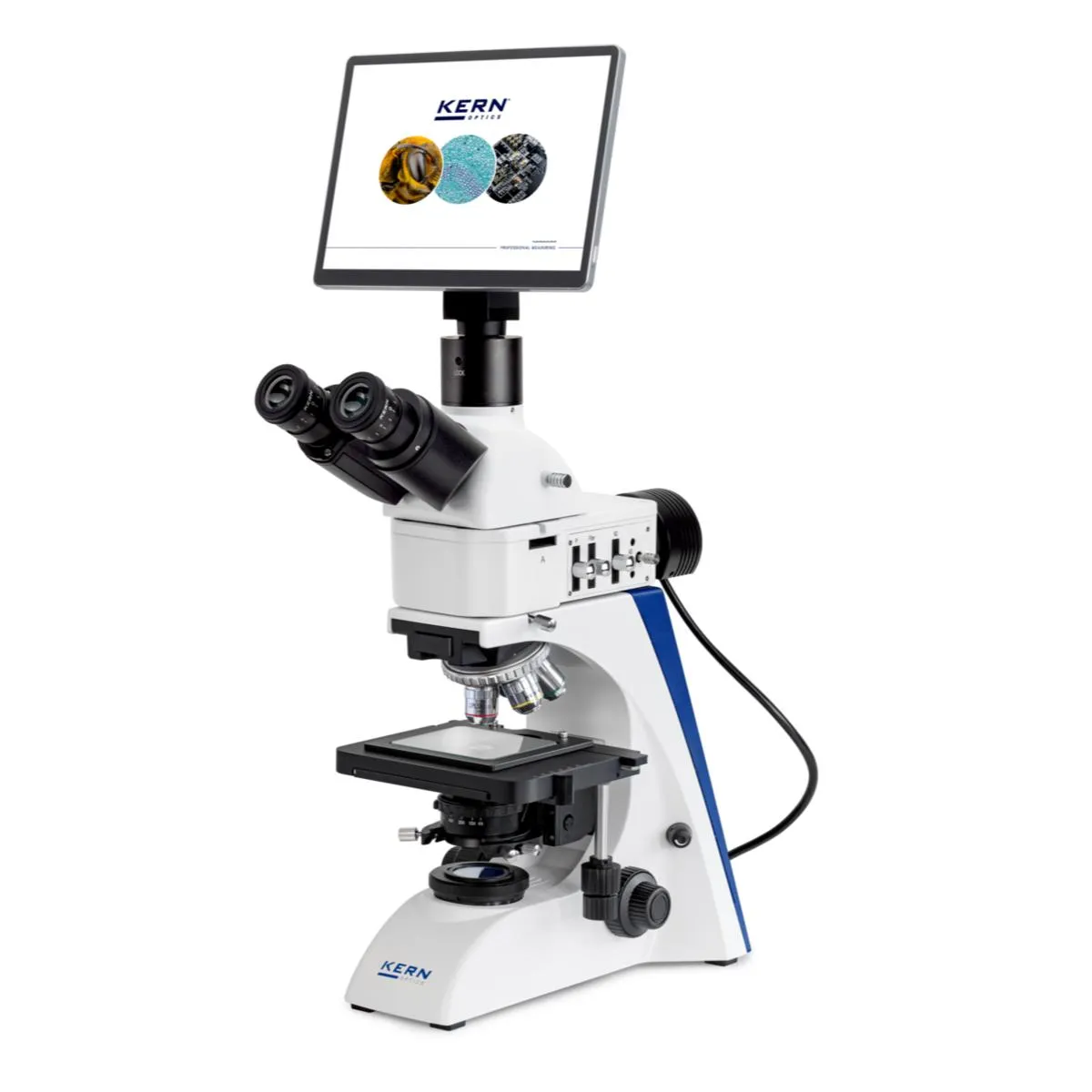 Digitalmikroskop Set Kern OKO 178T251 Metallurgisch Infinity 4K Tablet KERN OKO 178T251 Digitalmikroskop-Set metallurgisch Infinity-Optik mit 10,5 Zoll 4K Tablet-Kamera