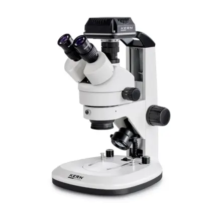 KERN Digitalmikroskop-Set OZL 468C825 Stereo-Zoom Trinokular LED Auf- Durchlicht 5,1 MP USB 2.0 C-Mount-Kamera ODC 825