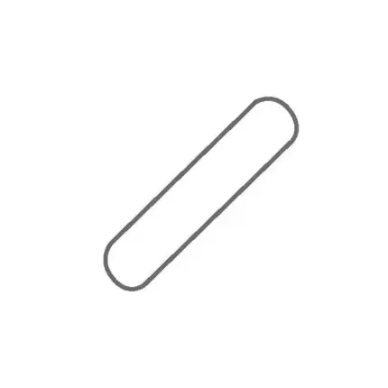 IKAFLON 25 glass round Glas-Magnetrührstab mit 6x25 mm Abmessungen für den präzisen Einsatz im Labor.