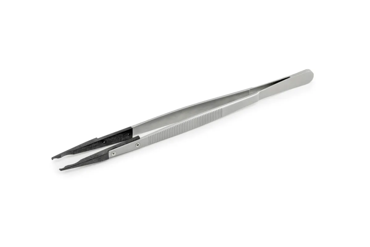 KERN Pinzette für Prüfgewichte mit Carbon-Spitzen 225 mm KERN Pinzette für Prüfgewichte mit Carbon-Spitzen (225 mm) zur sicheren und schonenden Handhabung von Kalibriergewichten.