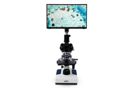 A.KRÜSS Digitalmikroskop Komplett-Set MBL2000-T-LED-SET mit 4K-Kamera MKVT8 und Full-HD-Display