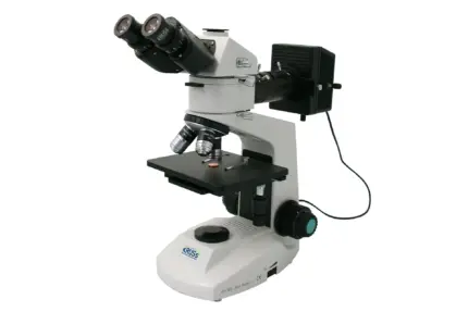 A.KRÜSS Metallurgisches Mikroskop MBL3300 mit Auflicht und Trinokulartubus