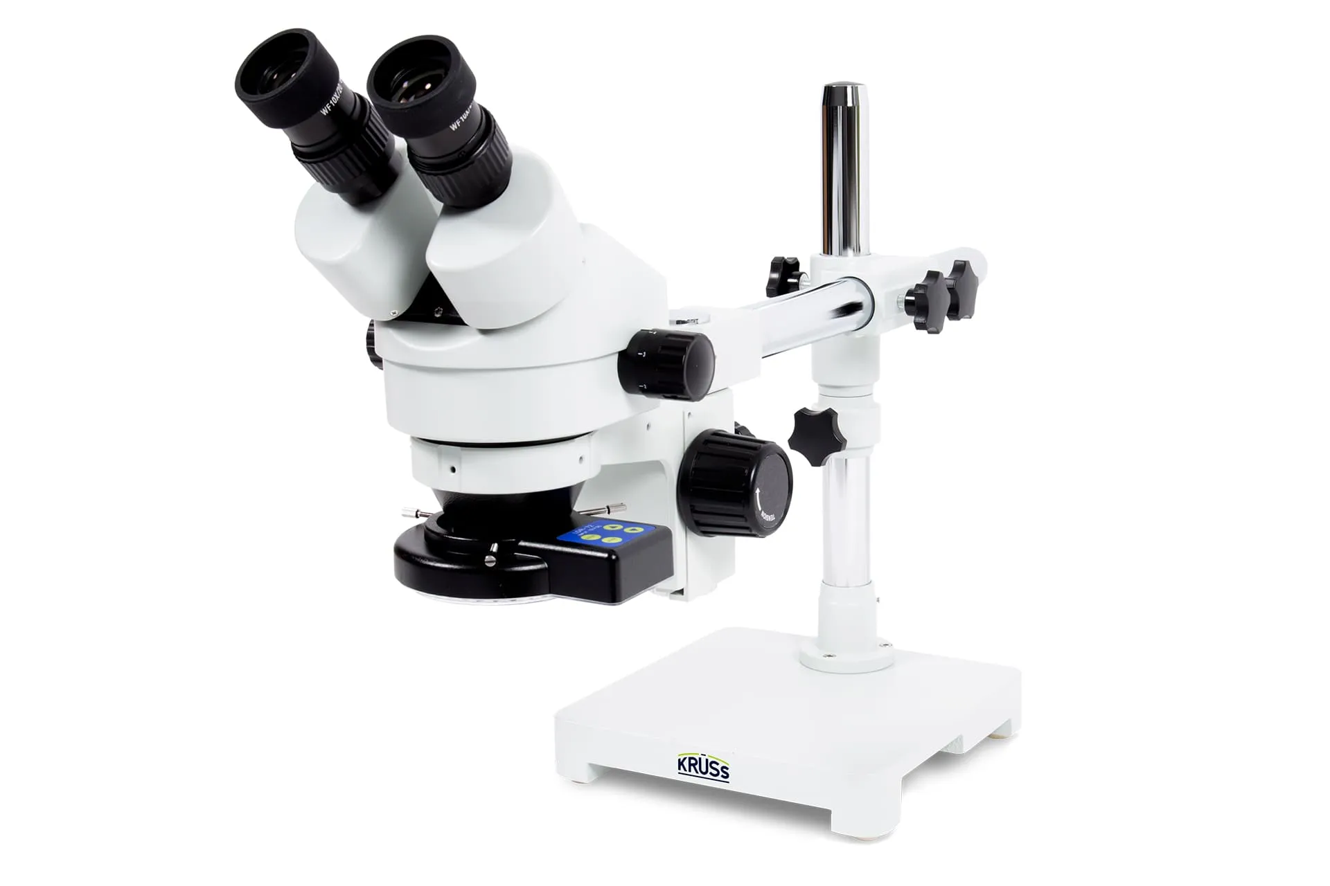 AKRUESS Stereo Zoom Mikroskop MSZ5000 S RL Schwenkarm Ringlicht Binokular A.KRÜSS Stereo-Zoom-Mikroskop MSZ5000 mit Schwenkarm, Binokulartubus und LED-Ringlicht