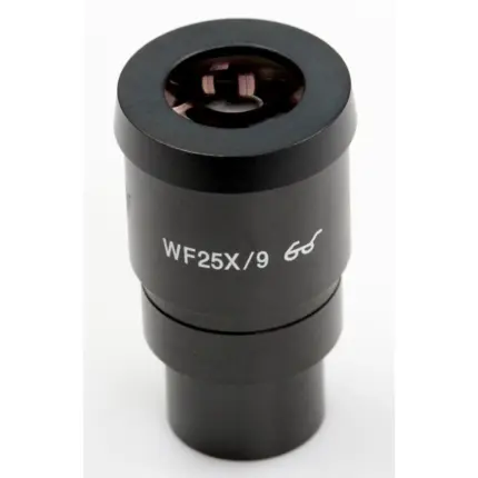 KERN OZB-A4634 HWF-Mikroskopokular 25x mit 10 mm Sehfeldzahl und 30 mm Steckdurchmesser für detaillierte Vergrößerungen