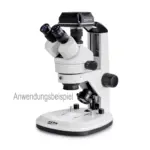 KERN OZL 468 – Trinokulares Stereo-Zoom-Mikroskop (Greenough-Optik, mechanischer Ständer) – Bild 2