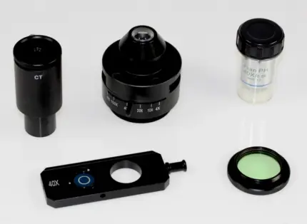 KERN Einzeleinschub-Phasenkontrasteinheit OBB-A1218 mit Infinity PH-Plan-Objektiv 40x