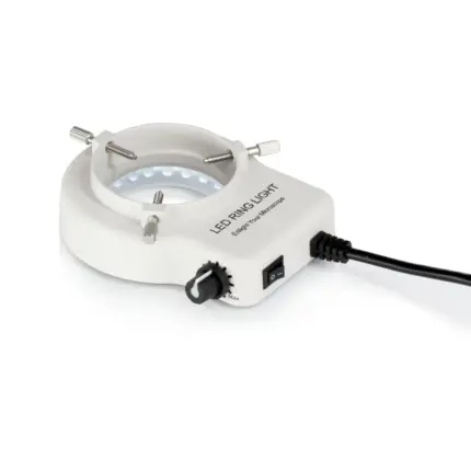 KERN OBB-A6102 LED Ringbeleuchtung mit 4,5 W Leistung und 6,3 cm Durchmesser für schattenfreie Auflicht Beleuchtung