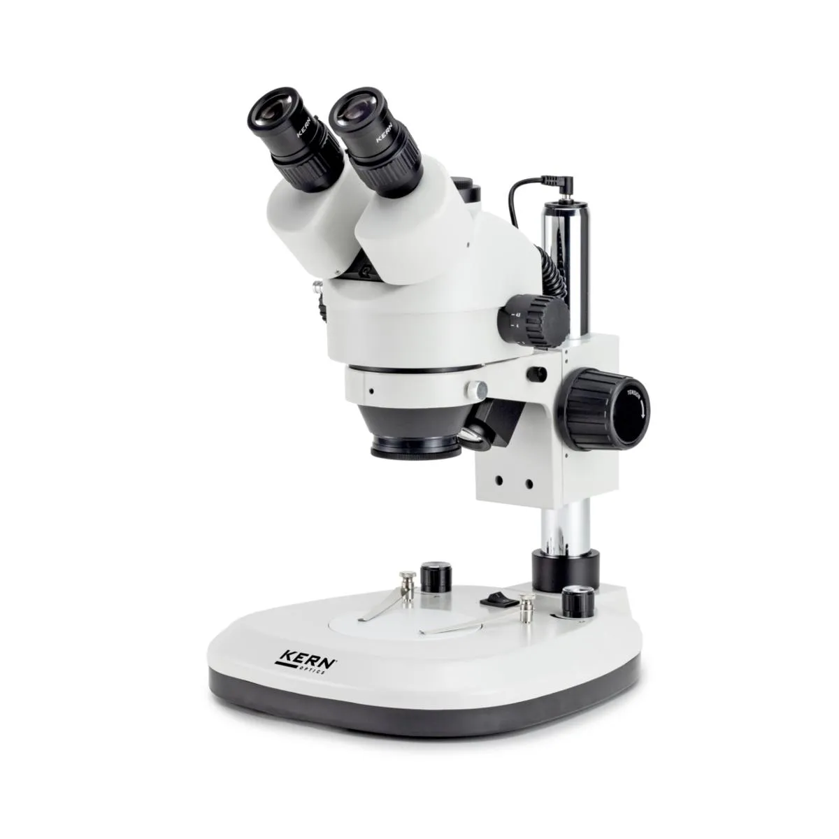 Trinokulares-Stereo-Zoom-Mikroskop-Kern-OZL-464 KERN OZL 464 – Trinokulares Stereo-Zoom-Mikroskop mit Click-Stop-Zoom und 50:50-Strahlengang – Bild 1