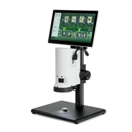 KERN OIV 254 Videomikroskop mit axialer Optik, 12" HD-Display und 2 MP Kamera