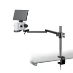 KERN OIV 901 Videomikroskop (Axiale Optik, Gelenkarm mit Tischklemme, 11,6" HD-Display, 5 MP Kamera)