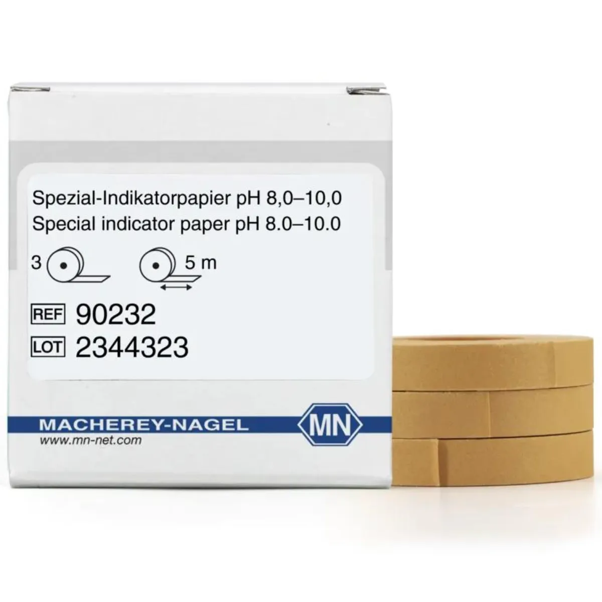 Macherey-Nagel Spezial-Indikatorpapier pH 8,0–10,0 Nachfüllpack (REF 90232) Macherey-Nagel Spezial-Indikatorpapier pH 8,0–10,0 Nachfüllpack REF 90232