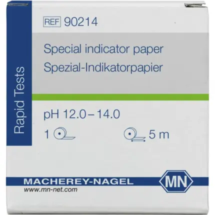Macherey-Nagel Spezial-Indikatorpapier pH 12,0–14,0 Verpackung REF 90214