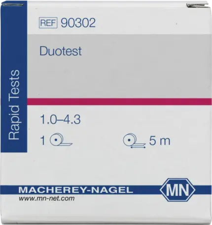 Macherey-Nagel DUOTEST pH Testpapier pH 1,0-4,3 Rolle Kartonverpackung 90302