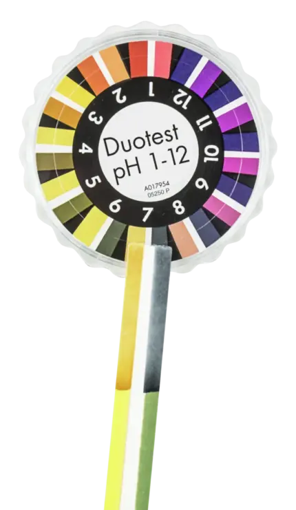 Macherey-Nagel DUOTEST pH Testpapier pH 1-12 Farbabgleich Auswertung Indikatorstreifen 90301