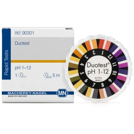 Macherey-Nagel DUOTEST pH Testpapier pH 1-12 Rolle Drehdeckeldose mit Verkaufsverpackung 90301