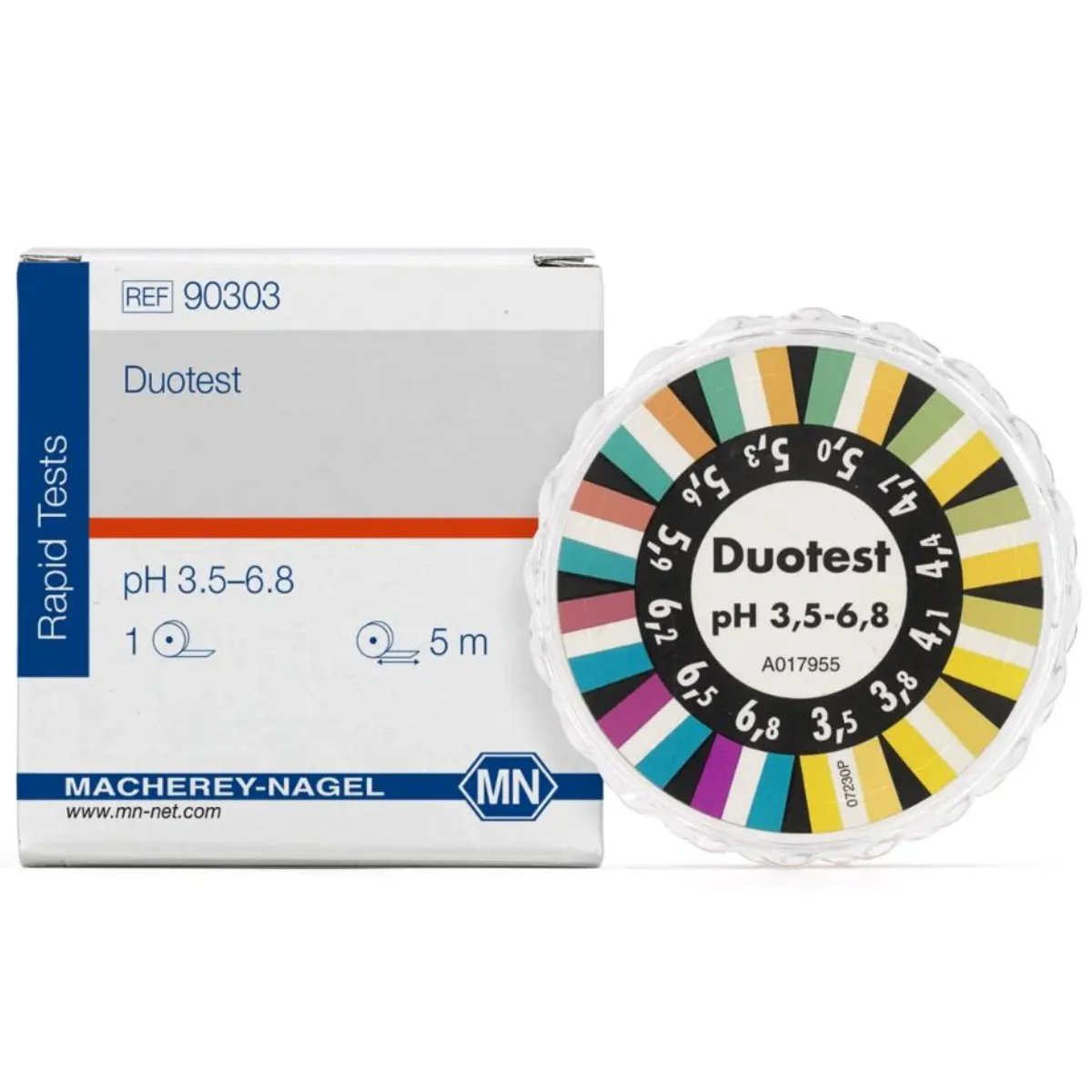 Macherey-Nagel DUOTEST pH 3,5–6,8 Spender mit Farbskala (REF 90303) Macherey-Nagel DUOTEST pH 3,5–6,8 Spender mit Farbskala REF 90303